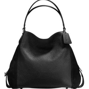 COACH Edie Shoulder Bag 42 In Mixed Leathers